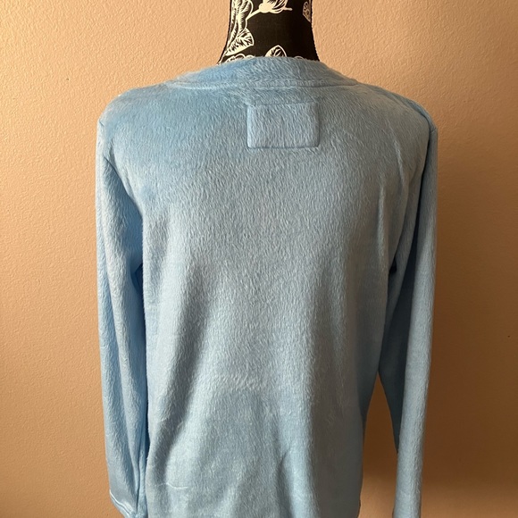 NWT MOUNTAIN PEAK LG LIGHT BLUE V NECK COZY TOP - Picture 5 of 7